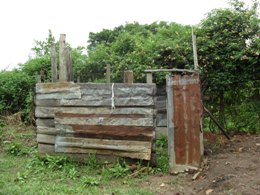 Bwambara Secondary School old washroom.JPG