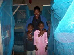 Mosquito nets-matron and boarding students