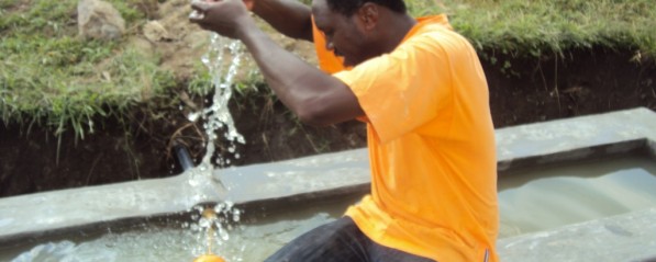 New water trough constructed for the Agricultural Project